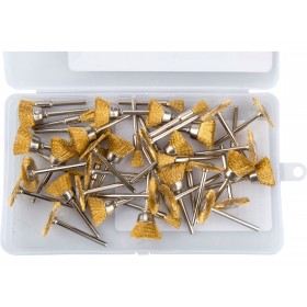 Месингани четки за линеарна брусилка, 45 пар, EXTOL CRAFT